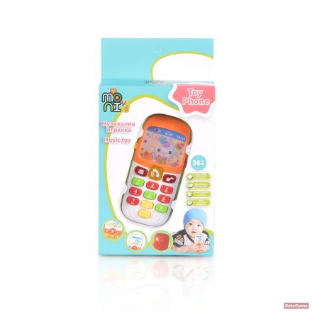 Moni Toys Bébijáték játék zenélő mobiltelefon