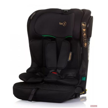 Chipolino Lux X autósülés Isofix 76-150cm - Obsidian