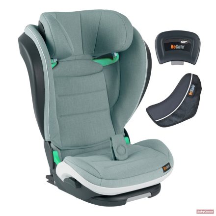 BeSafe gyerekülés iZi Flex FIX i-Size 15-36kg - Sea Green Mélange