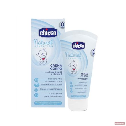 Chicco Bőrtápláló krém 150 ml Natural Sensation