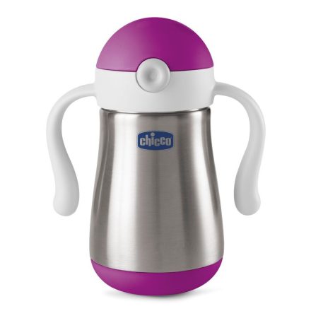 Chicco Power Cup Inox termosz 237ml - rózsaszín