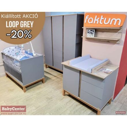 Faktum Loog Grey kiállított bababútor szett akció