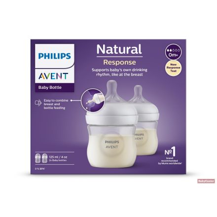 Philips AVENT Natural Response cumisüveg szett 2db 125 ml, 0hó+ 